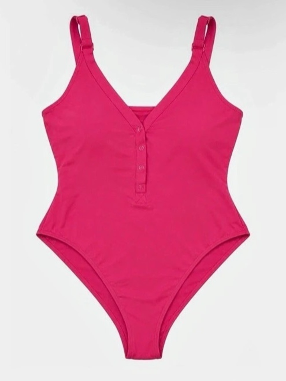 Andie Raspberry Pink One-Piece Swimsuit - Picture 2 of 3